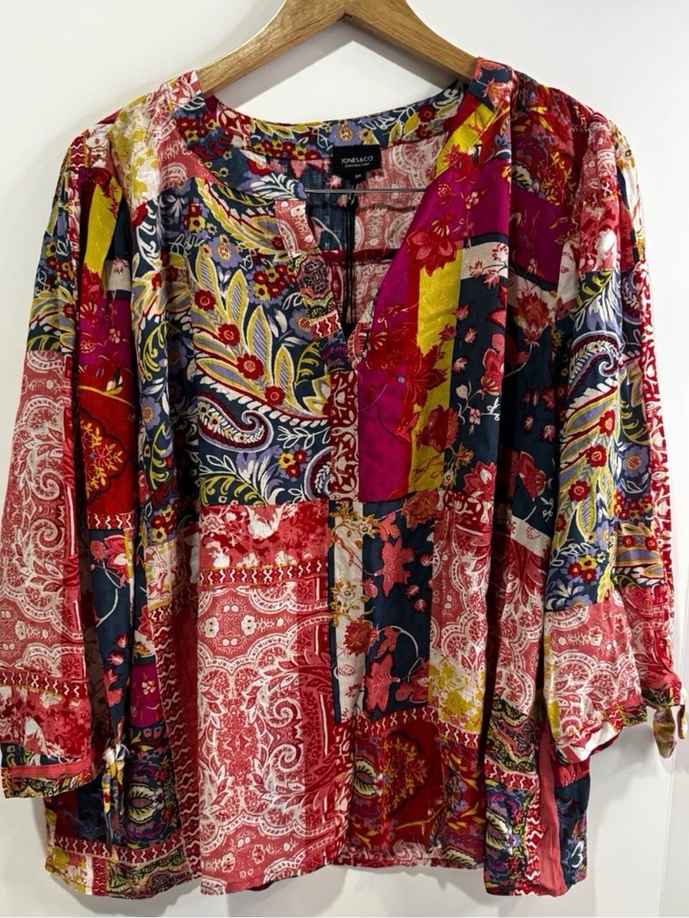 Boho Vibrant Multicolor Blouse - Women